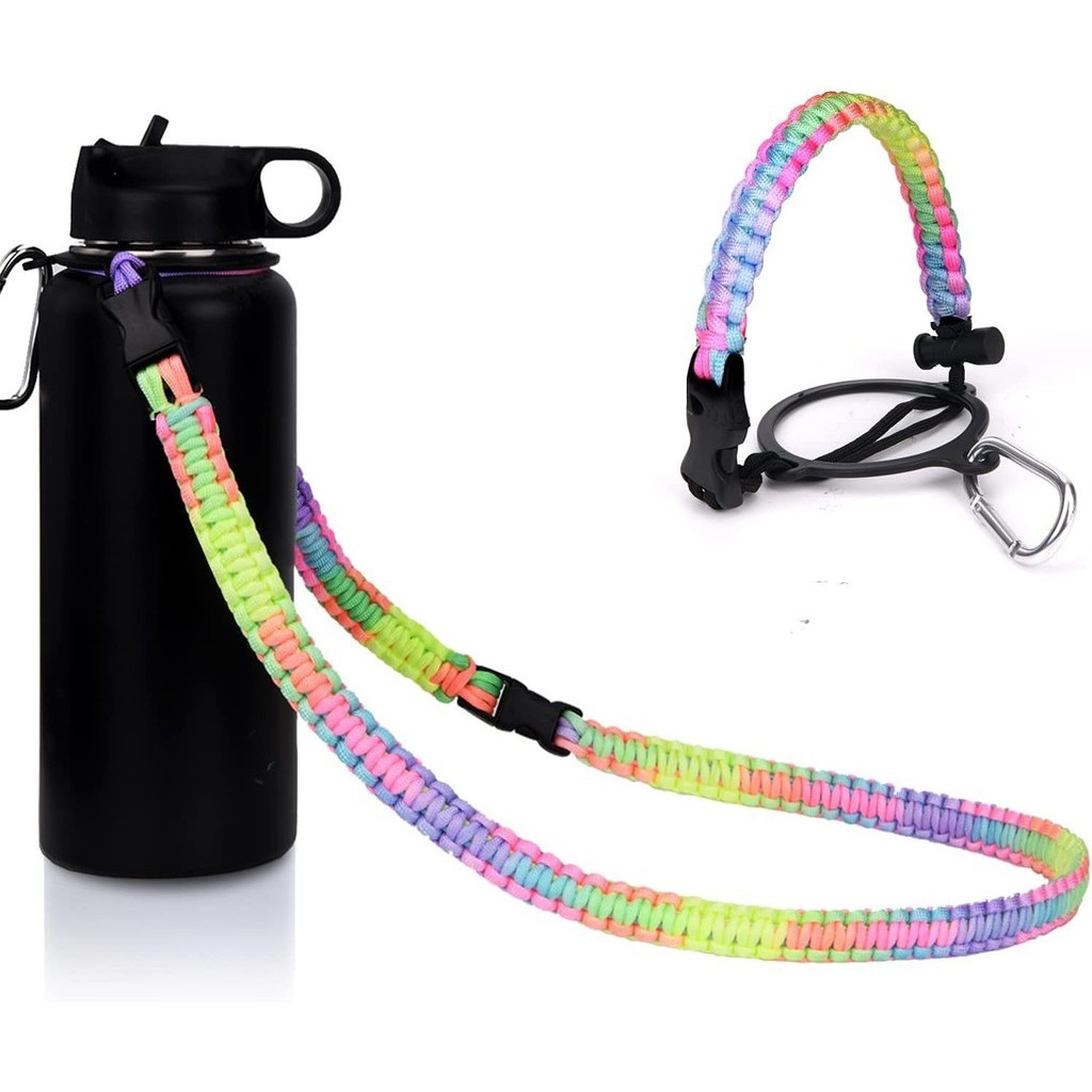 Hydro Flask สายคล้องขวดน้ํา เชือกพาราคอร์ด พร้อมสายคล้องไหล่