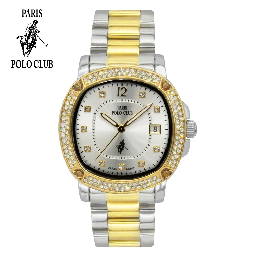 นาฬิกาข้อมือผู้หญิง Paris Polo Club นาฬิกาข้อมือผู้หญิง สายสแตนเลส รุ่น PPC-230715