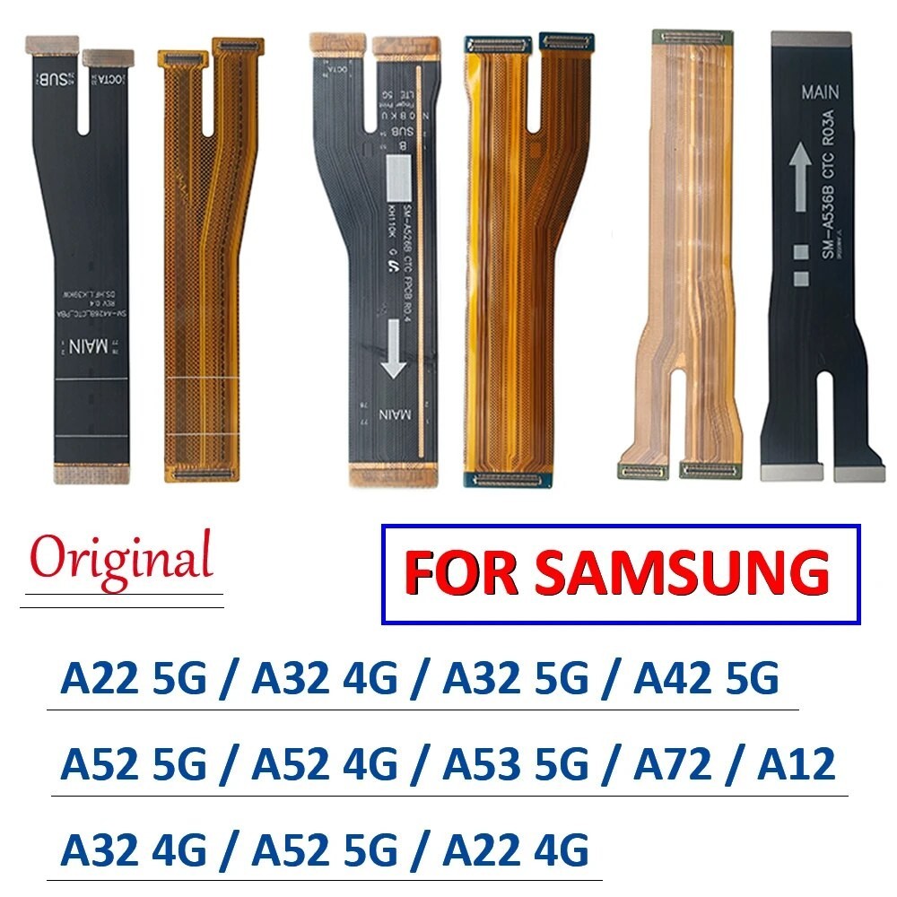 อะไหล่ของแท้ตัวเชื่อมต่อเมนบอร์ดเมนบอร์ดสำหรับ Samsung Galaxy A21 A72 A42 A52 A32 4G A53 5G A73