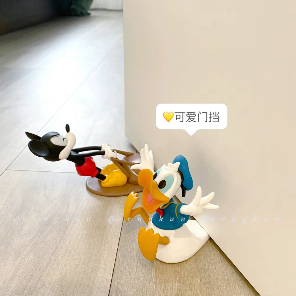 ตุ๊กตาโดนัลด์ดั๊ก คาวบอย หนู น่ารัก สําหรับตกแต่งประตูหยุด