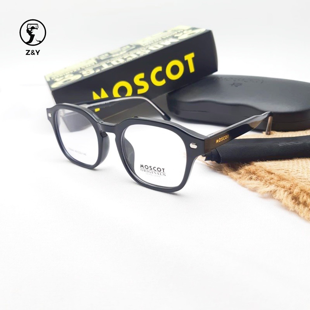 SE-SHOPEE แว่นตา 72044 ผู้ชายผู้หญิง Moscot ลบเลนส์ป้องกันรังสี Blueray Photochromic Bluecromic นําเ