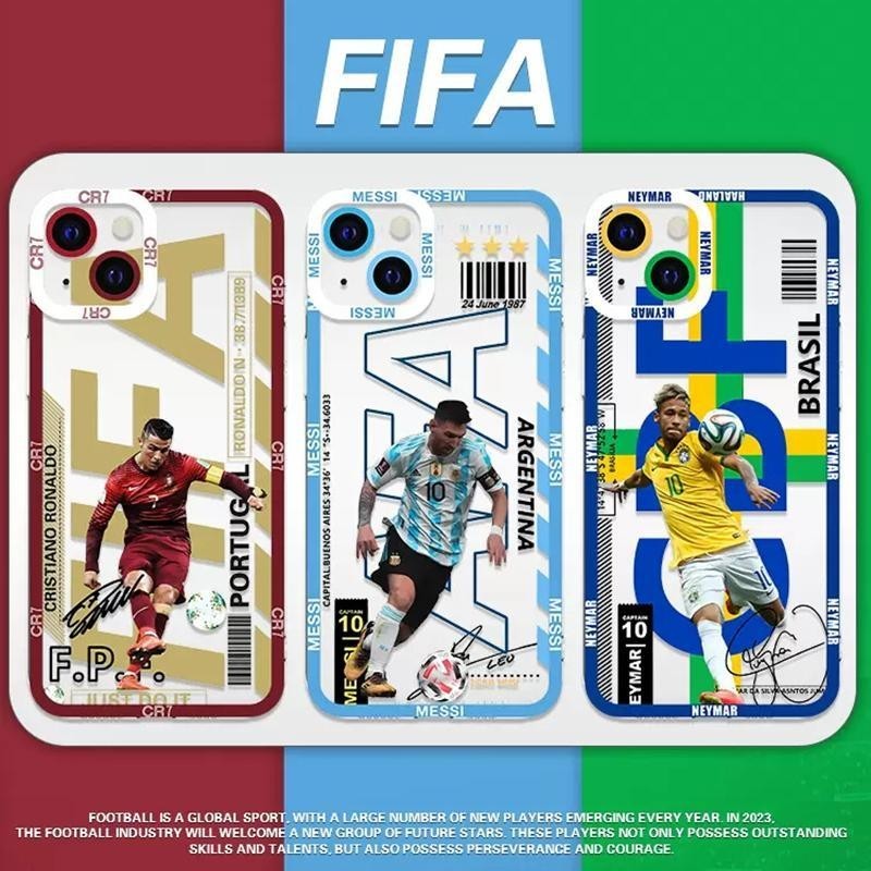 สําหรับrealme C53 C55 C11 C12 C15 C21Y C31 C35 C67 C20 5 6 7 8 9 10 Pro Plus 8i 9iเคสโทรศัพท์นักฟุตบอลMessi Cristiano Ronaldo Neymar Kai Havertzซิลิโคนโปร่งใส