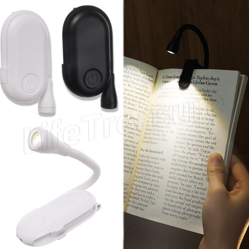 [ Featured ] โคมไฟกลางคืน แบบคลิปหนีบหนังสือ แบบพกพา ปรับได้ ถนอมสายตา สําหรับเด็ก - USB 360° โคมไฟตั้งโต๊ะ - โคมไฟคั่นหนังสือ ขนาดเล็ก - ไฟอ่านหนังสือ LED