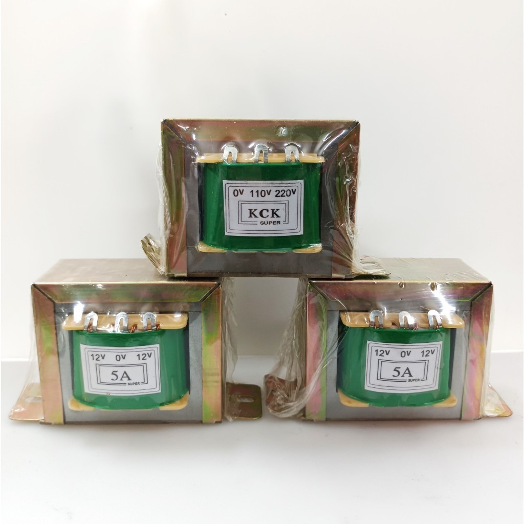 หม้อแปลง 5A KCK (12v - 0v - 12v)
