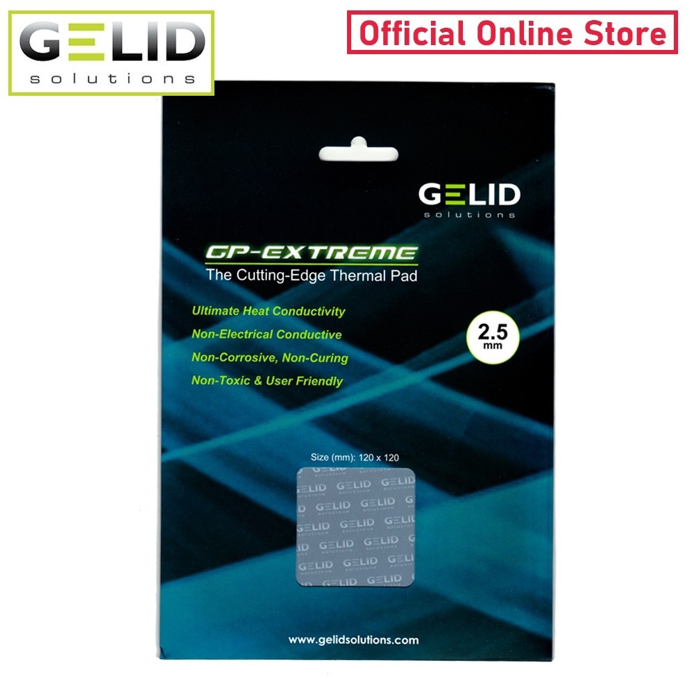 [Gelid Solutions Store] GP-EXTREME Thermal Pad 120x120x2.5 mm./12.0 W/mK (TP-GP01-S-F)