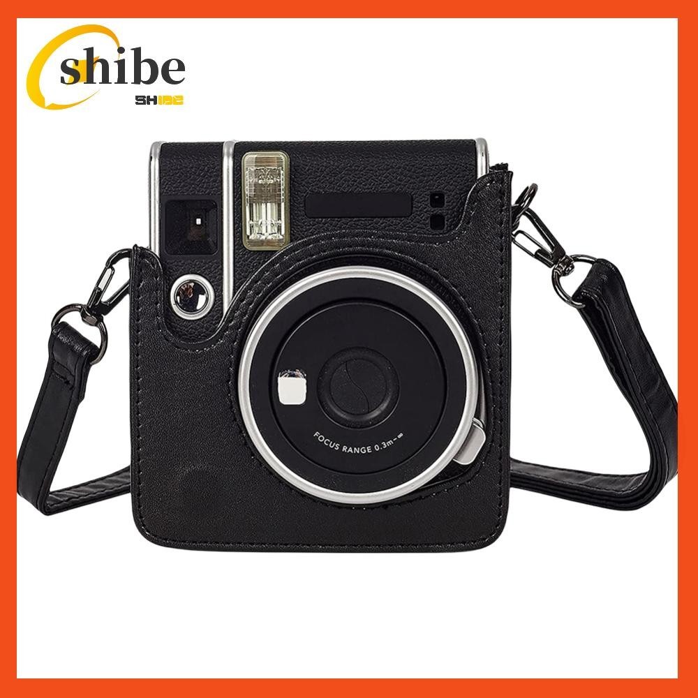 [shibell01.th] เคสกระเป๋าใส่กล้อง หนัง PU กันรอยขีดข่วน สําหรับ Instax Mini 40