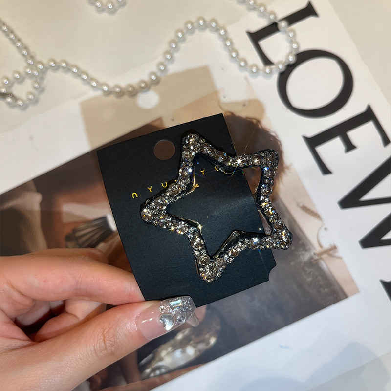 กิ๊บติดผม โลหะผสมสังกะสี รูปดาวห้าแฉก สไตล์เกาหลี - รูปที่ 4