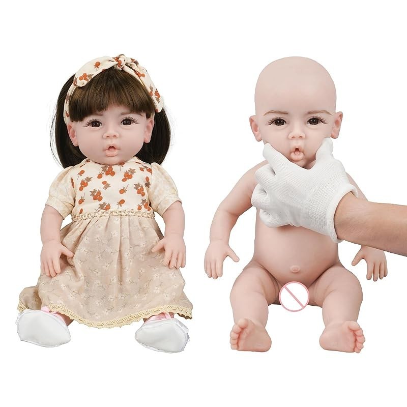 Kumiho ตุ๊กตาริบบิ้น ซิลิโคน 47 ซม. ตุ๊กตาเด็กทารก ตุ๊กตาเด็กแรกเกิด ตุ๊กตาเปิดตา เสมือนจริง ตุ๊กตาเด็กสูง พร้อมโครงกระดูก คุณแม่ ประสบการณ์การดูแลเด็ก ฝึกซ้อม คริสต์มาส ของขวัญสําหรับเด็ก ชุดเด็กผู้หญิง Nao
