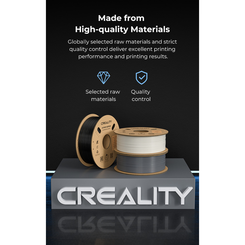 Creality 3D Filament Hyper ABS 1.75mm 1kg High-Speed Printing 3D Printer Filament