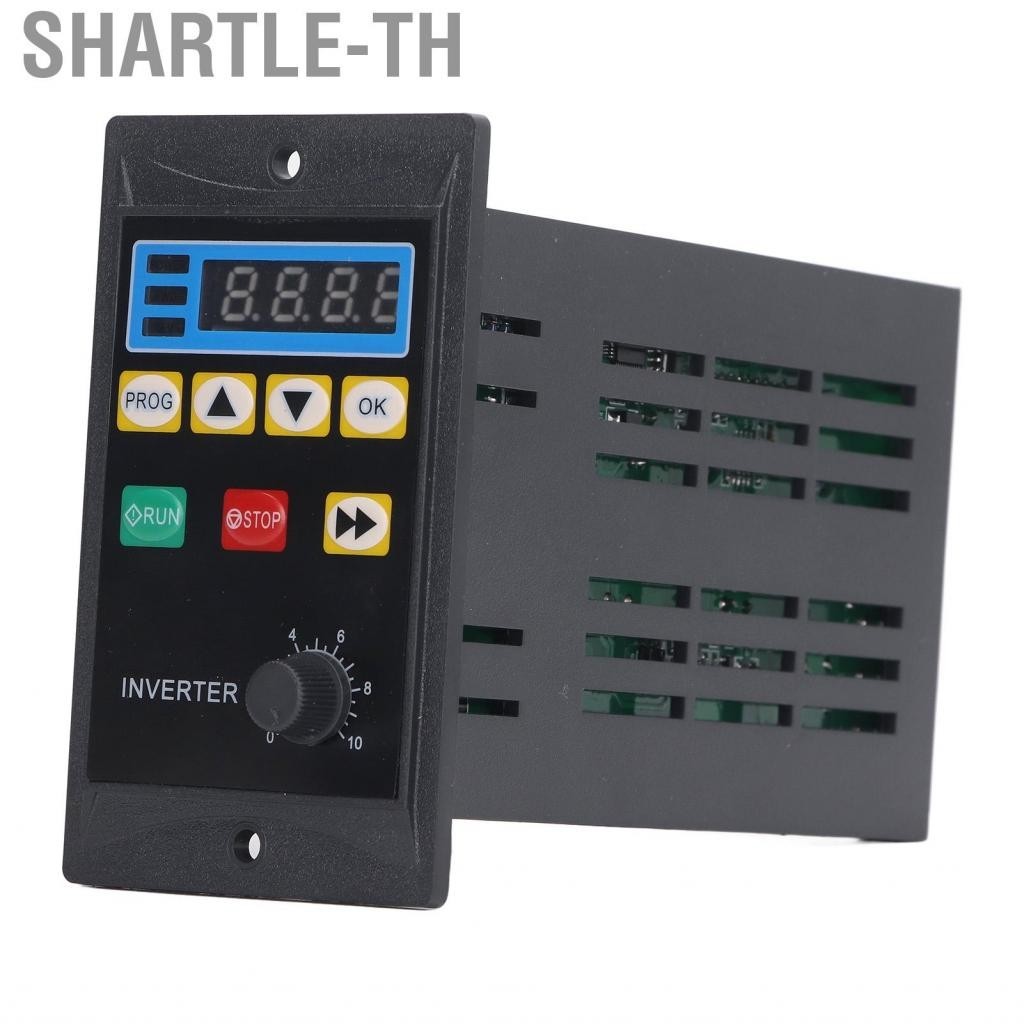 Shartle-th VFD 3PH 0‑220V Output 400W RS485 Communication 1PH 176‑264V Input Copper Coil Vector Control Motor Inverter Controller for