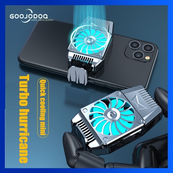 GOOJODOQ พัดลมระบายความร้อน USB สําหรับโทรศัพท์มือถือ
