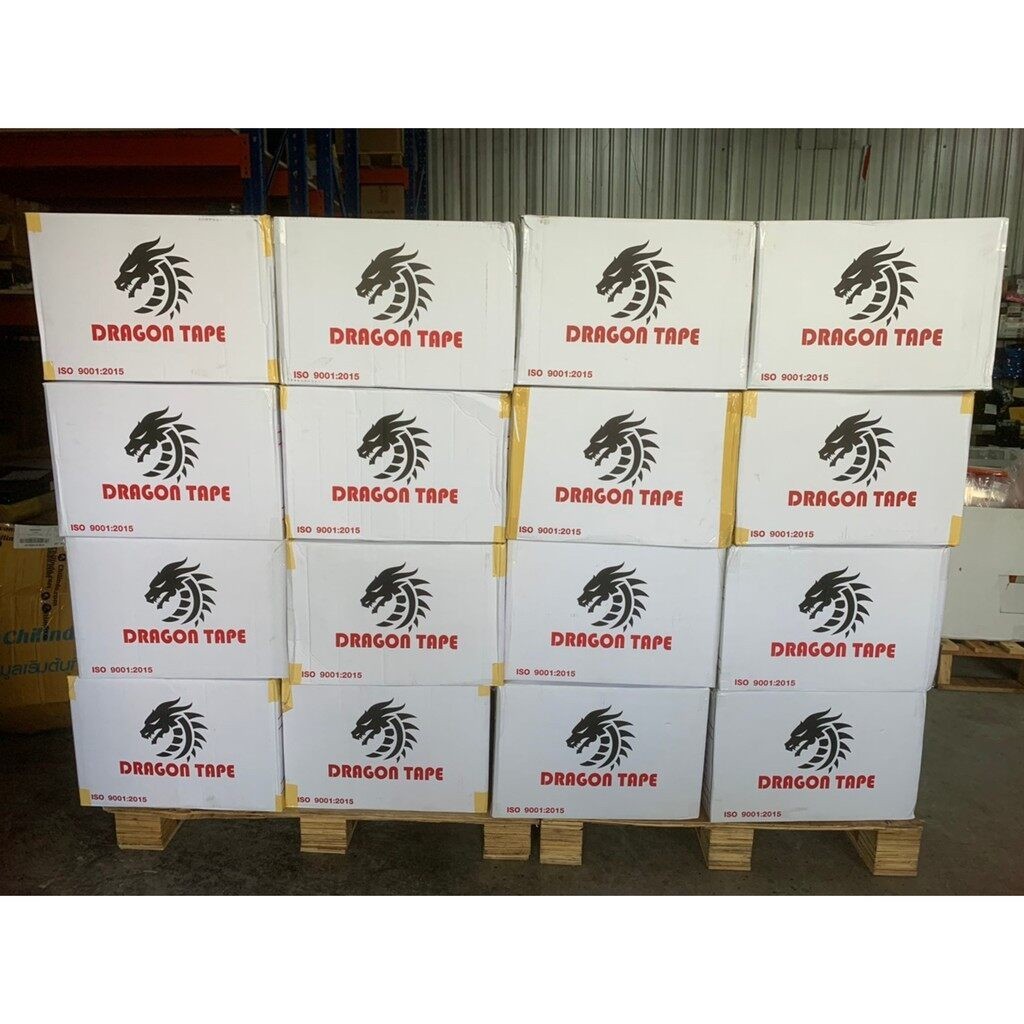 เทปใส/เทปขุ่น กาวอะคริลิค เทปOPP ดราก้อน ดราก้อน กว้าง2นิ้ว ยาว100หลา หนา40ไมคอน (1 ม้วน) ราคาถูก คุ้มสุดสุด