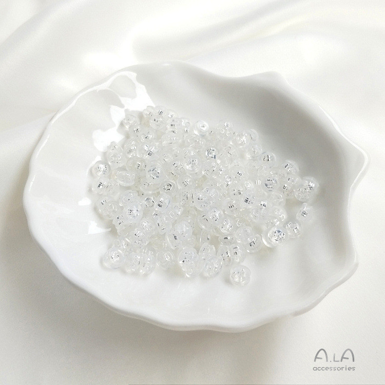 💖ALA เครื่องประดับ DIY💖ต่างหูเงินแท้ชุบทอง14K ต่างหูอุดหูต่างหูซิลิโคนนิ่มป้องกันการแพ้อุปกรณ์เสริมต่างหูเงินทอง [ตุ้มหู ต่างหูหนีบ ต่างหู ต่างหูห่วง] - รูปที่ 4