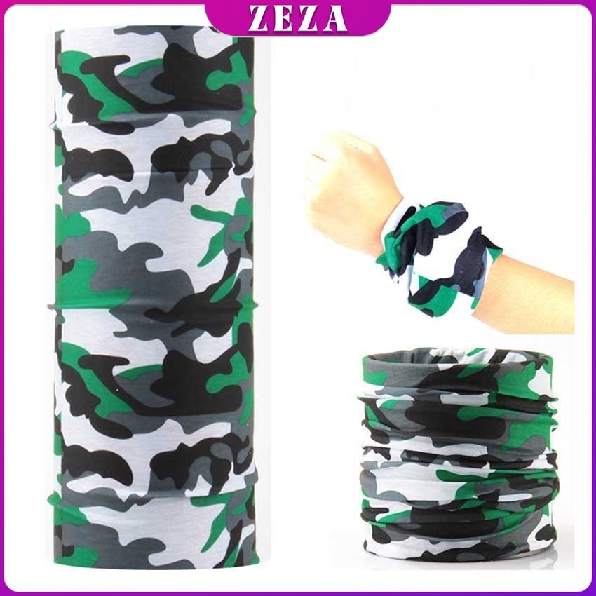 ZEZA ผ้าบัฟกันฝุ่น โพกหัว ผ้าปิดหน้า กันแดด เลือกลายได้ แดด UV  Magic turban - รูปที่ 2