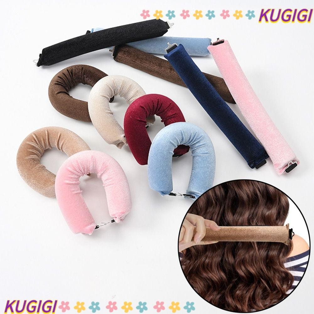 Kugigi แกนดัดผม ไร้ความร้อน, ฟองน้ําดัดลอน คลื่นใหญ่ ไม่ใช้ความร้อน, หัวไม้กายสิทธิ์ ขี้เกียจ ดัดผม ตุ๊กตา เด้ง ม้วนผม ม้วนผม สาว