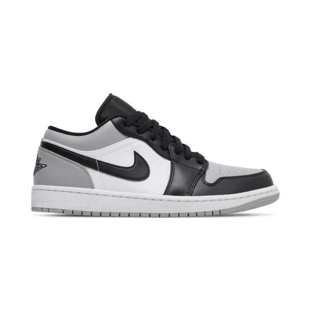 รองเท้าผ้าใบ Nike Air Jordan 1 Low 'Shadow Toe'a Black 553558 052 รับประกันแท้แท้ Unisex  เป็นต้นฉบ