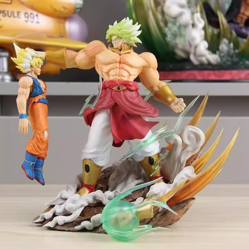 สถานที่ท้องถิ่น 20 ซม.Broli DRAGON BALL Son Goku Vegetto คอสเพลย์ Saiyan Action Figure รุ่น Q ตุ๊กตาของขวัญเด็กตกแต่งรถเครื่องประดับของเล่นคอลเลกชันตกแต่งบ้านประติมากรรม
