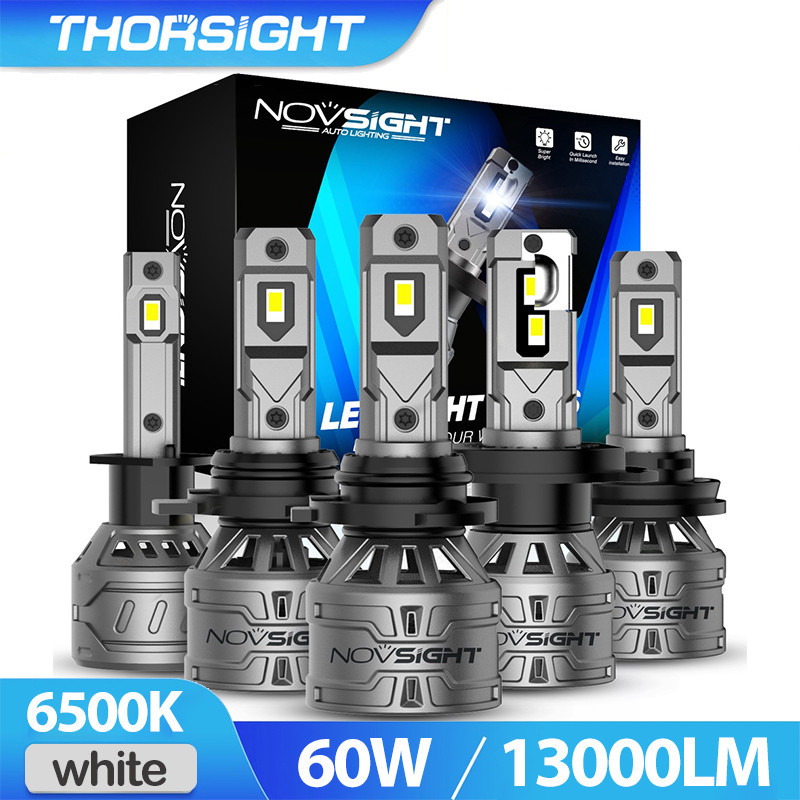 Thorsight x Novsight N61 ไฟหน้ารถ Car Lamps 6500K LED หลอดไฟหน้ารถ ไฟหน้ารถยนต์ 60W 13000LM Plug and Play