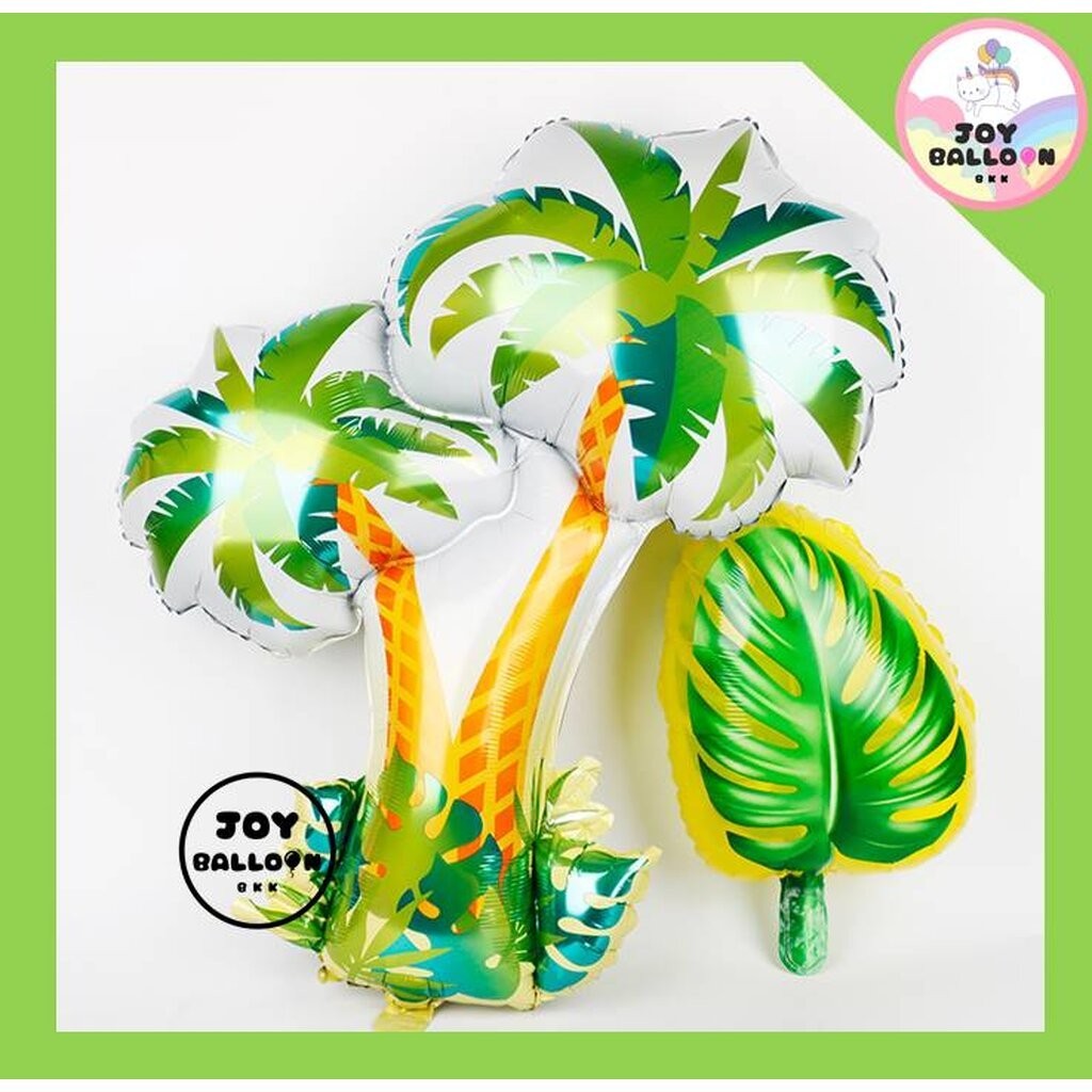 ลูกโป่งต้นมะพร้าว ลูกโป่งต้นไม้ ลูกโป่งใบไม้ ลูกโป่งฟอยล์ตกแต่งงานวันเกิด ปาร์ตี้ธีมป่า ธรรมชาติ ทะเล ตกแต่งห้อง ถ่าย... - รูปที่ 3