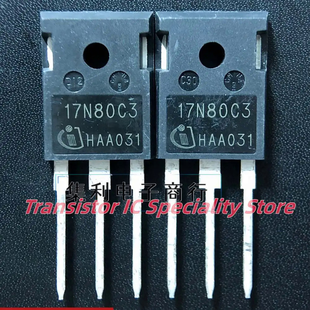 5PCS-10PCS SPW17N80C3 17N80C3 TO-24717A800V MOS นําเข้าคุณภาพดีที่สุด field effect ทรานซิสเตอร์