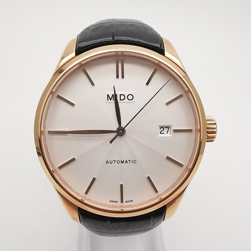 Mido Bruner Seriesm024.407.36.031.00 นาฬิกาข้อมือ เส้นผ่าศูนย์กลาง 40 มม. สําหรับผู้ชาย ซื้อประจําปี 20