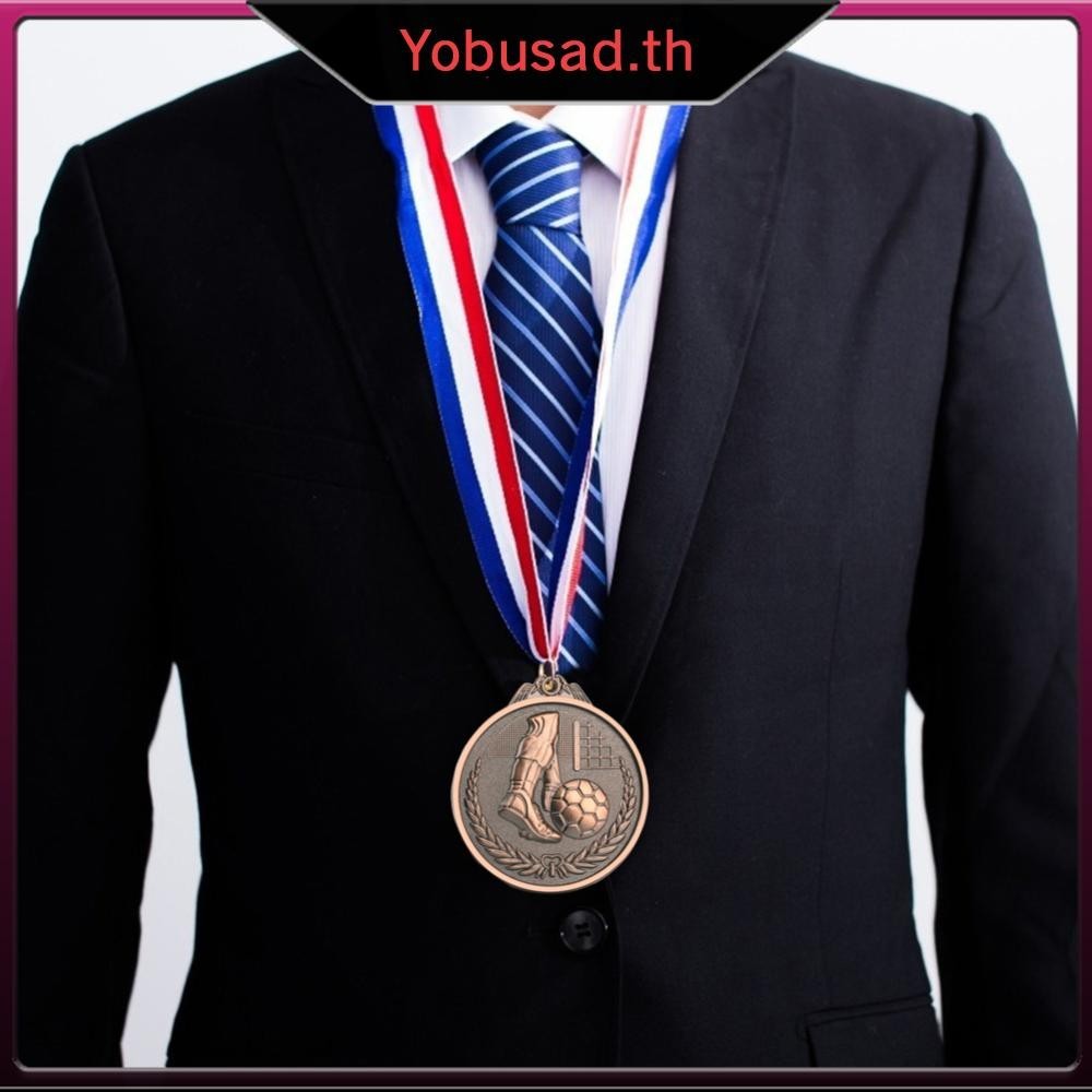 [Yobusad.th] เหรียญกษาปณ์ที่ระลึก สีทอง สีเงิน สีบรอนซ์ สําหรับแข่งขันฟุตบอล