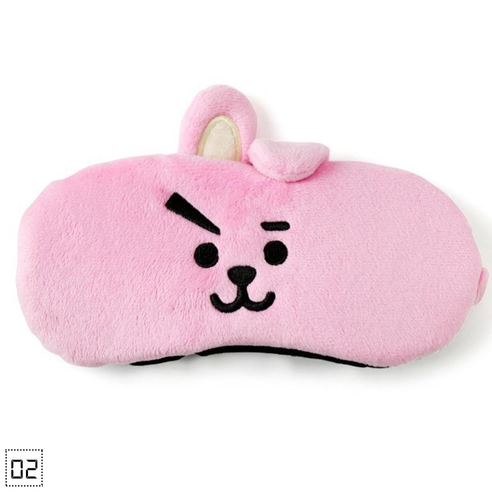 [ForeverYoung] หน้ากากปิดตา ลายศิลปินเกาหลี BTS BT21 Bangtan Boys Jimin Chimmy RJ Cooky F5G3