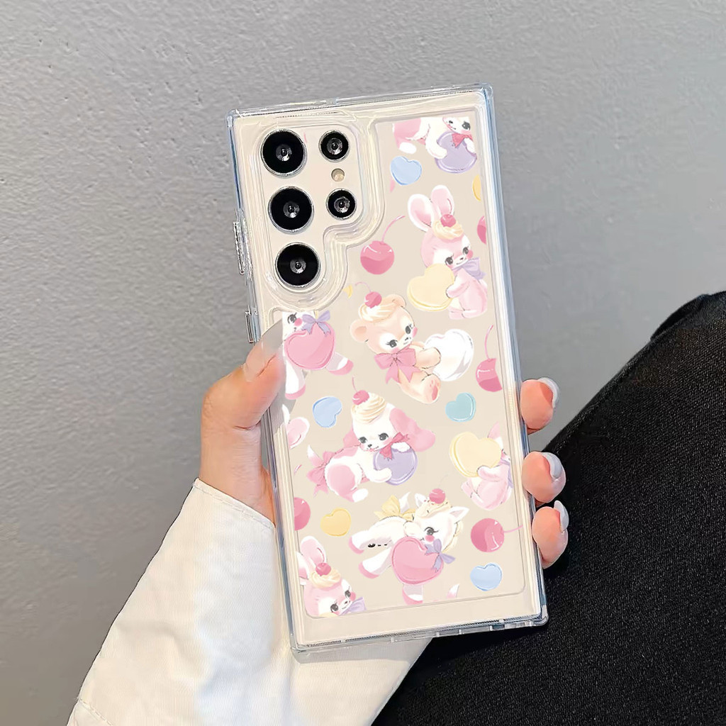 เคส ลายการ์ตูน น่ารัก For Samsung A55 A15 A25 A35 A05 A05S A14 A24 A34 A54 S24 S23 S22 FE ULTRA Plus เคสโทรศัพท์มือถือ