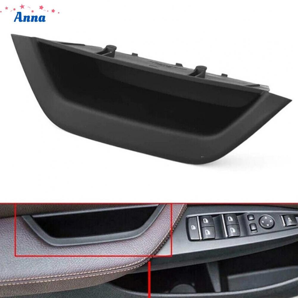 【Anna】Car Door Handle Black Car Accessories Inner Handle Interior Parts Pull Trim