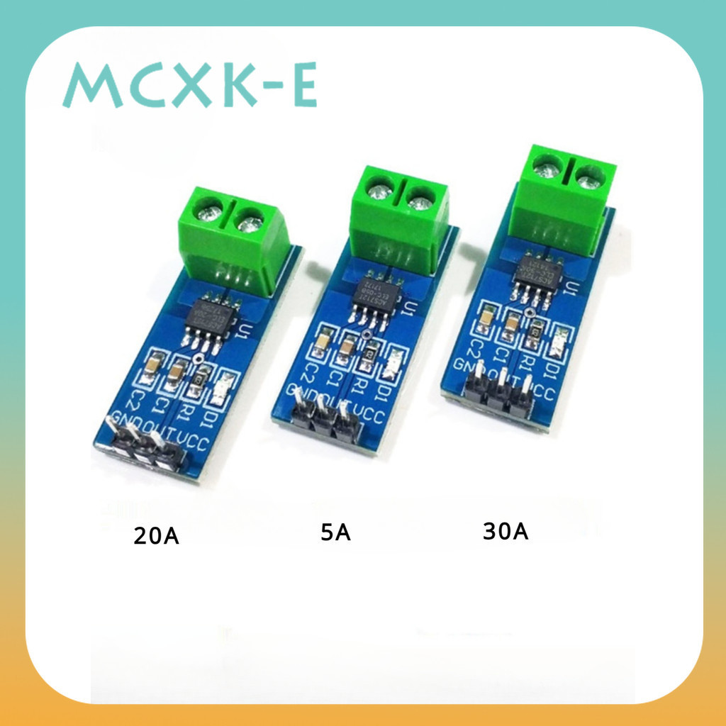 โมดูลเซนเซอร์ 5A 20A 30A Acs712 สําหรับ Arduino