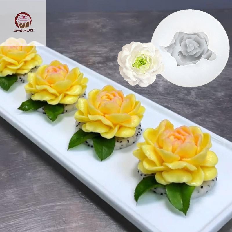 Myoloy 3D จัสมินดอกไม้ซิลิโคนแม่พิมพ์เบเกอรี่นม Jelly แม่พิมพ์ Fondant ช็อกโกแลตแม่พิมพ์ DIY เครื่องมือห้องครัวสบู่เทียน Mould ของขวัญทําด้วยมือ TH