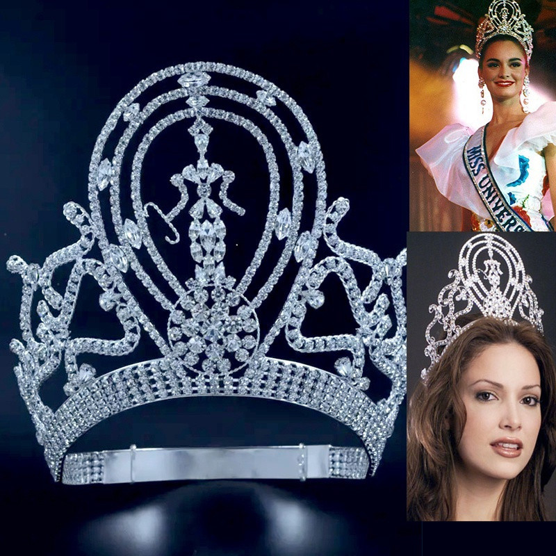 OLD MISS UNIVERSE CROWN (1963-2001) MIKIMOTO CROWN(2002-2007) Full Circle มงกุฎปรับได้