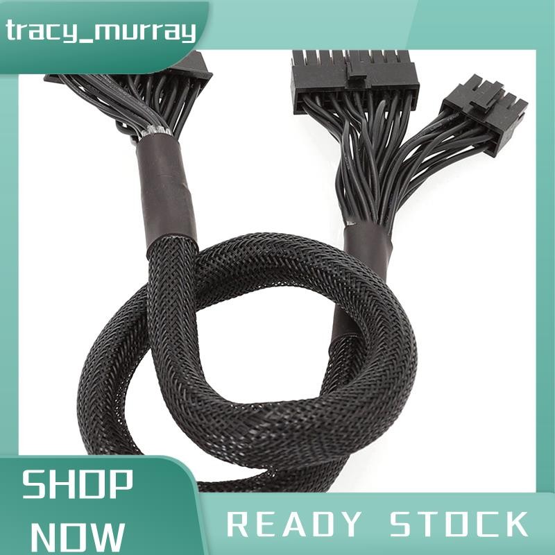 tracy_murray 10+18-pin to 24-Pin Modular Power Cable สําหรับ Corsair RM550X RM650X RM750X RM850X RM8