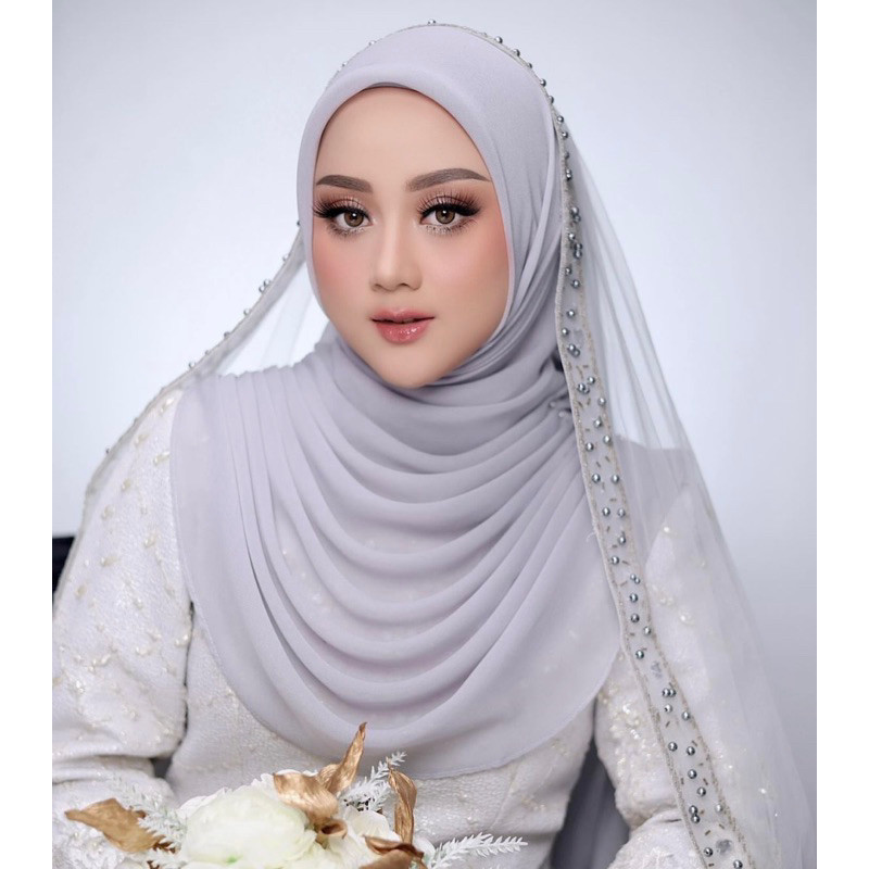 Drapery Instant Hijab Malaysia Veil Ceruty Hijab Ramadan Eid