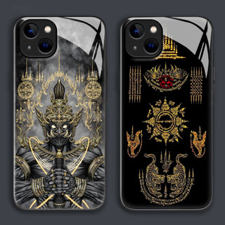 เคส สำหรับ iPhone 17 16 15 14 13 12 11 X XS XR 7 8 6 SE Mini Plus Pro Max 2020 2022 เคสไอโฟน เคสแข็ง Hard Glass Case BLK