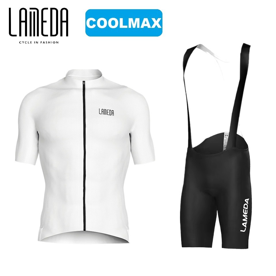 Lameda powerband เสื้อเจอร์ซีย์นักปั่นสําหรับผู้ชายฤดูร้อนขี่จักรยานกางเกงขาสั้นเอี๊ยมขี่จักรยานเสื้อจักรยานระบายอากาศ ราคา ถูกที่สุด ดีลบีเคเค แกลเลอรีภาพที่ 8