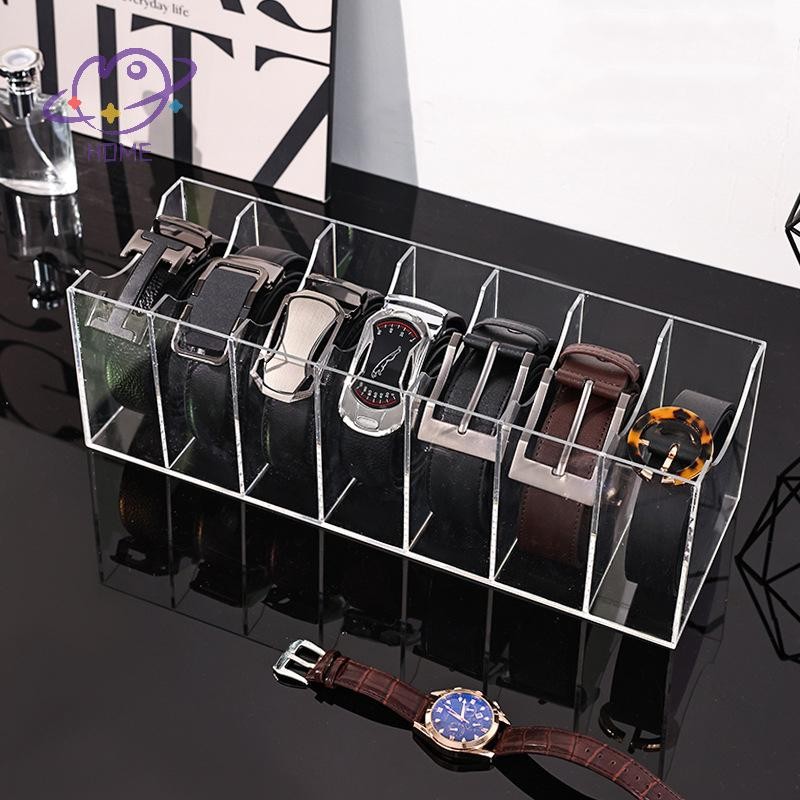 [mayhome] กล่องเก็บของอะคริลิคใสขายส่งเดสก์ท็อปเข็มขัด Multi-grid Organizer กล่องเก็บเครื่องสําอางพร้อม Dividers {TH}