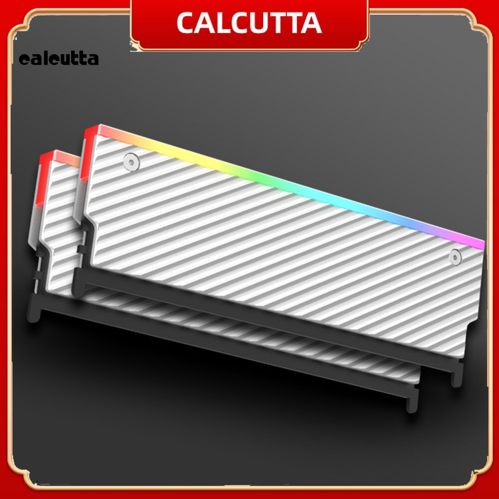 [calcutta] คอมพิวเตอร์ Ram Heatsink Ddr3 Ram Heatsink Rgb Ram Heatsink Cooler สําหรับ Ddr2 Ddr3 Ddr4