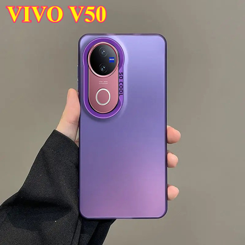 สําหรับ VIVO V50 E Pro Lite 5G 2025 เคสโทรศัพท์หรูหราสีชุบเงิน IMD สําหรับ VIVOV50 V 50 V2427 V50E V