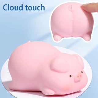 ของเล่นบีบสกุชชี่ รูปยูนิคอร์น หมู สุนัข แบบนิ่ม สําหรับเด็ก V3I5