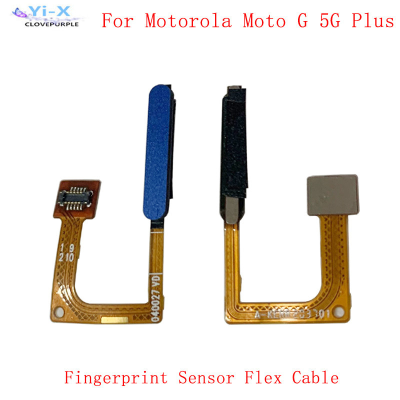 สายแพปุ่มเซนเซอร์ลายนิ้วมือ แบบเปลี่ยน สําหรับ Motorola Moto G 5G Plus