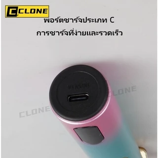 ปัตตาเลี่ยนมืออาชีพ ร้านตัดผมใช้ เครื่องมือช่างตัดผม ตัดผม แบตเตอรี่จอ LCD ปัตตาเลี่ยนแบบชาร์จไฟได้ ไร้สาย T9 Clipper