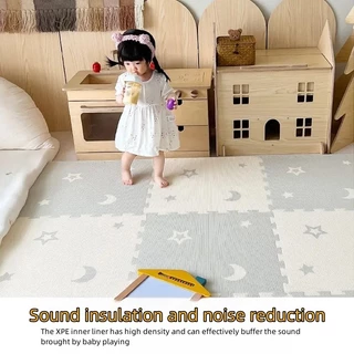 Xpe เด็กโฟม Play Mat 60x60x2 ซม.เด็กปริศนาพรมในห้องเด็กกิจกรรม Mat สําหรับทารก Ins ลม Crawling Pad