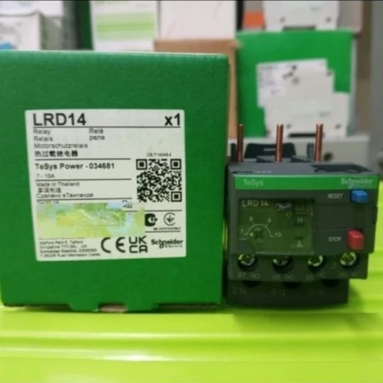 Schneider Thermal Overload Relay LRD14 / LRD 14 7-10A
