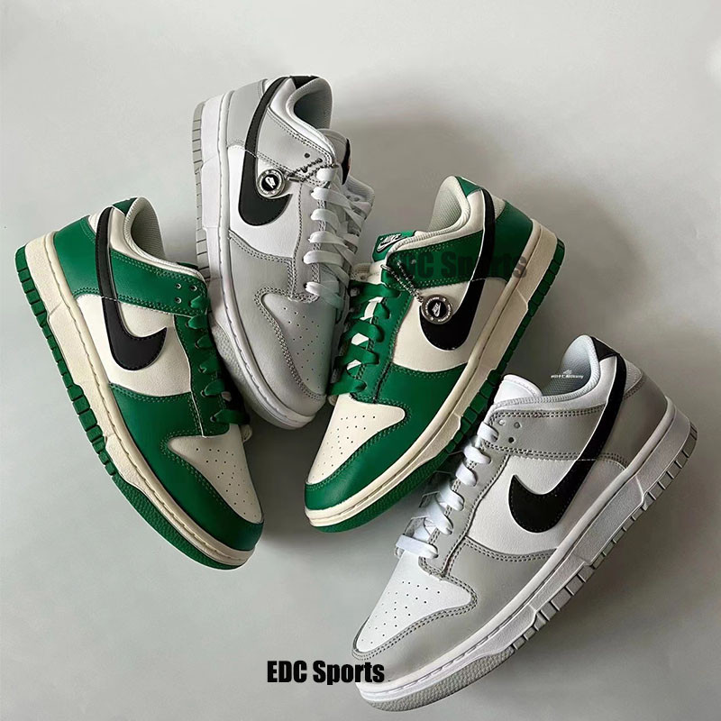 Nike Dunk Low SE “Lottery” Malachite Green / Jackpot Gery ของแท้ 100%