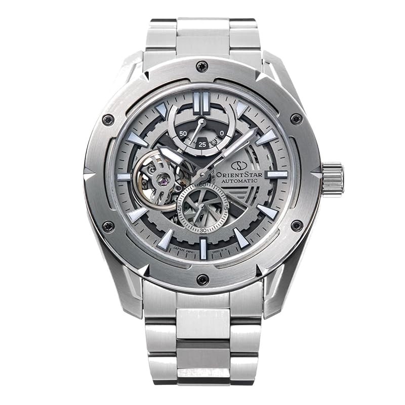 [ส่งตรงจากญี่ปุ่น】[Orient Star นาฬิกาข้อมืออัตโนมัติ ลายโครงกระดูก สีขาว สีเงิน รับประกัน 2 ปี สําหรับผู้ชาย Rk-Av0A02S
