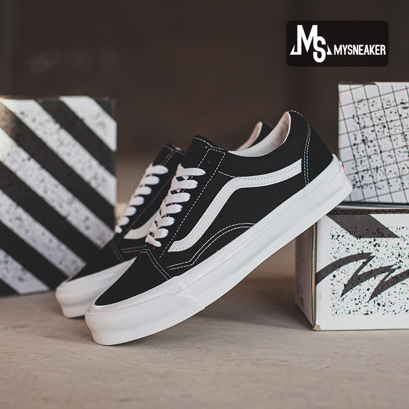 New Breathable Vans Old Skool Vault Is Named Board Shoes Vn0a4p3xoiu / Vn0a4p3x4no.  รองเท้ากีฬา