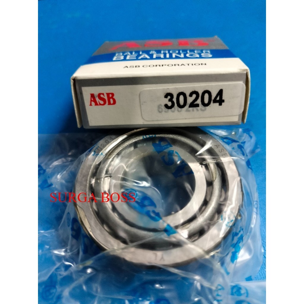 แบริ่ง 30204 ยี่ห้อ เอเอสบี (ราคาต่อชิ้น)