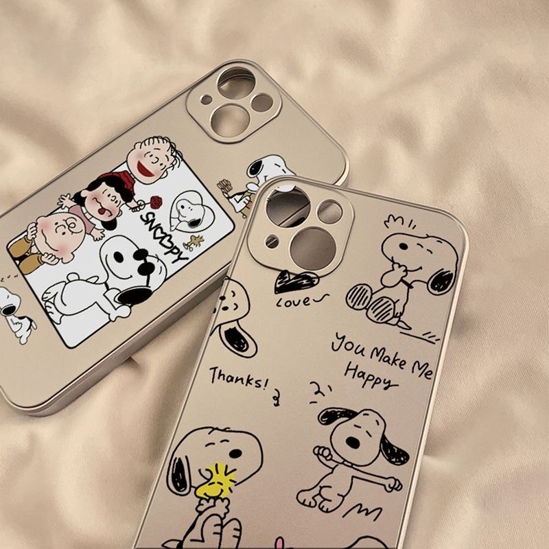 【ส่งจากไทย】จัดส่งภายใน 3 วัน เคสไอโฟน11 เคส For iPhone 11 12 13 14 15 Pro Max 7 8 Plus SE Case สนูปปี้ เคส