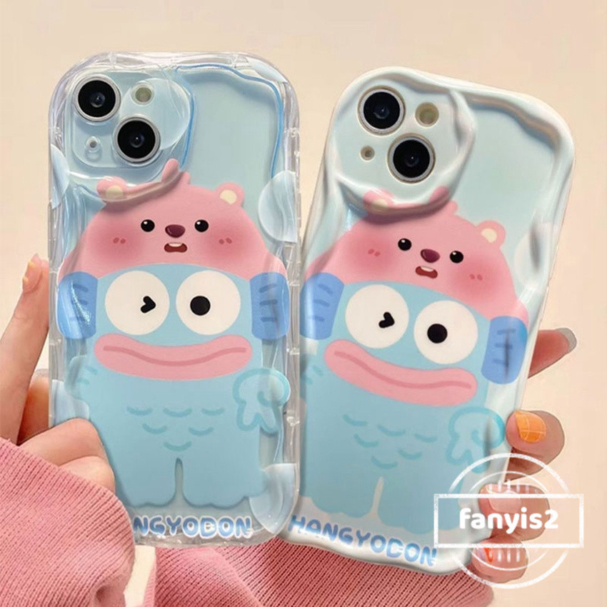Redmi 14C 13 13C 12C 10C 9C 9A 9T A1 A3 หมายเหตุ 13 12 11 10 9 8 Pro Poco C65 Xiaomi 13T Pro 11 12 Lite Hangyodon Loppy น่ารักเคสโทรศัพท์นุ่มป้องกันปกหลัง